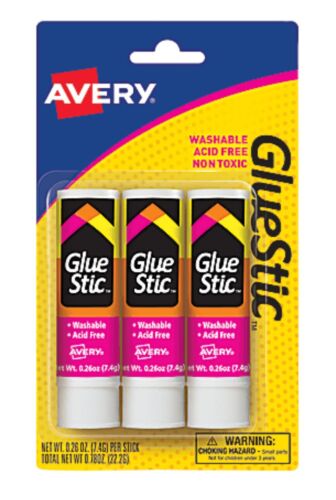 GLUE STIC AVERY 3 PK