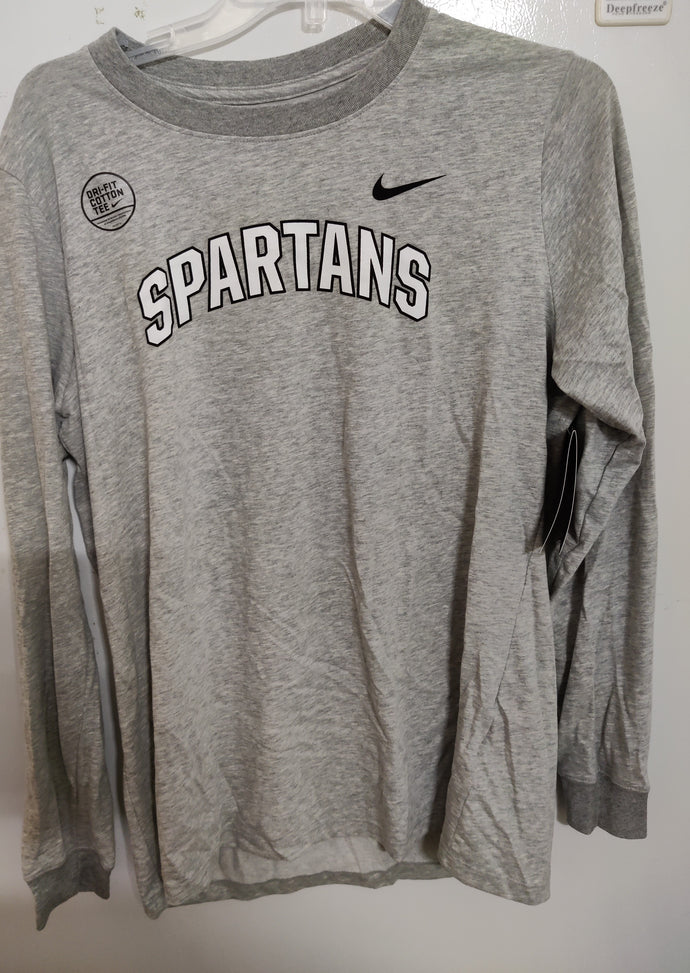 NIKE T WOM LNG SLV SPARTANS GREY