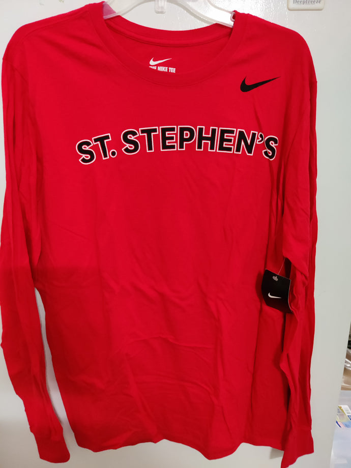 NIKE T LS ST STEPH RED