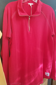 STEPFORWARD 1/4 ZIP RED