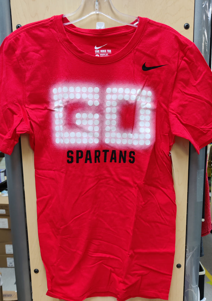 NIKE T ADULT GO SPARTANS RED