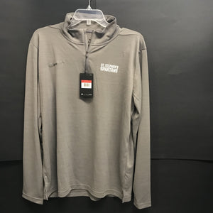 NIKE MENS 1/4 ZIP GREY 2019