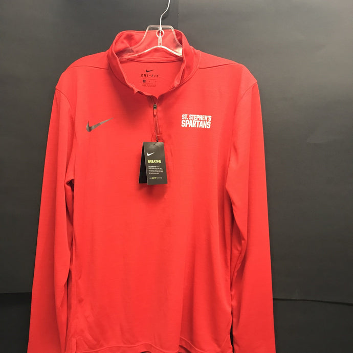 NIKE MENS 1/4 ZIP RED 2019