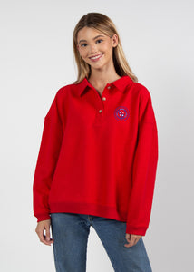 CHICKA-D PULLOVER RED