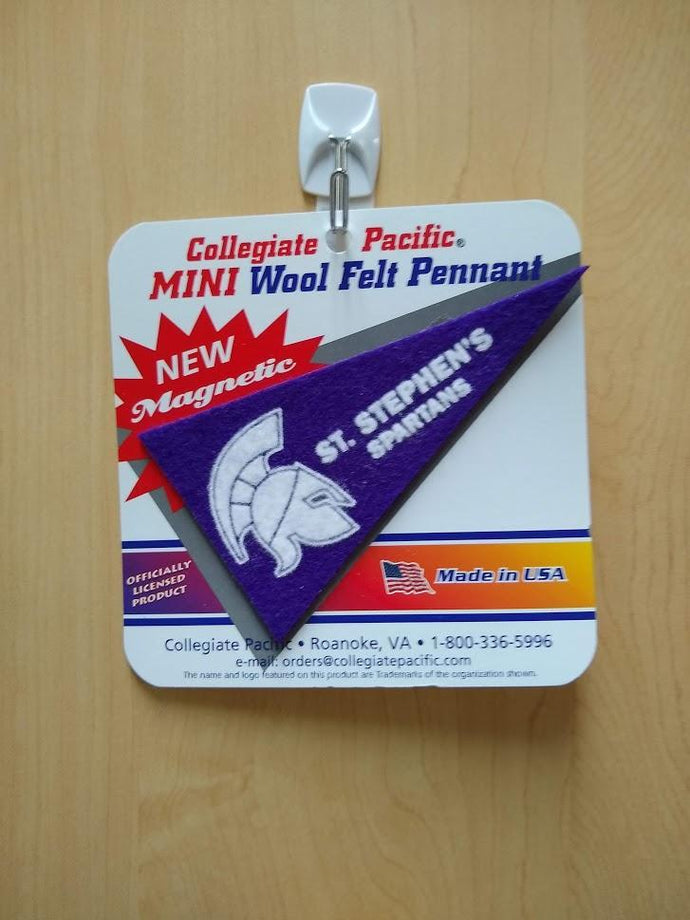 SSES MINI RD/PRPL PENNANT MAG