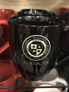 SSES MUG BLACK W/WHITE EMBLEM