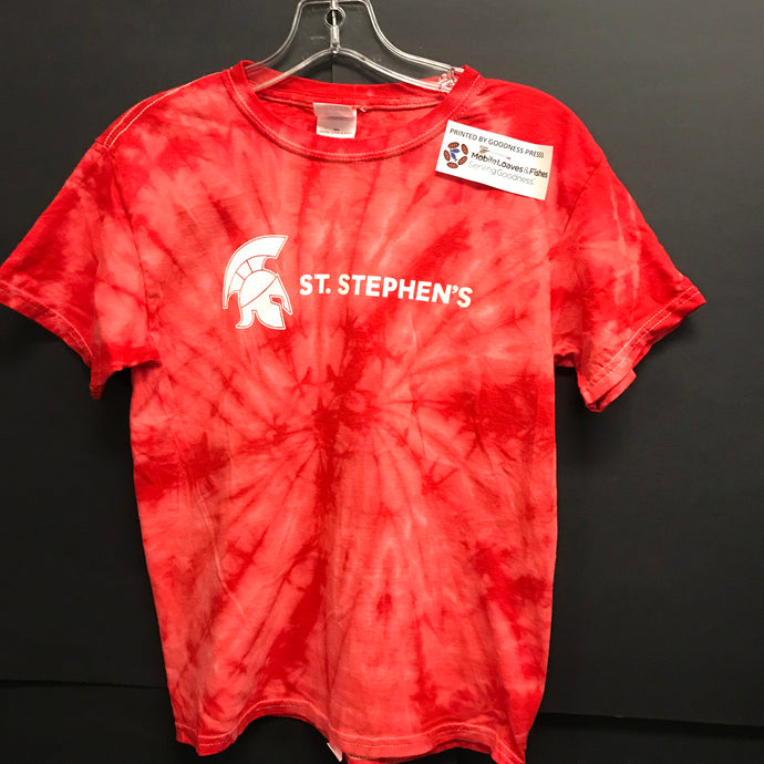 SSES YOUTH T TIE-DIE RED