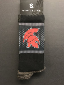 SOCKS STRIDELINE HIGH RED SPRT