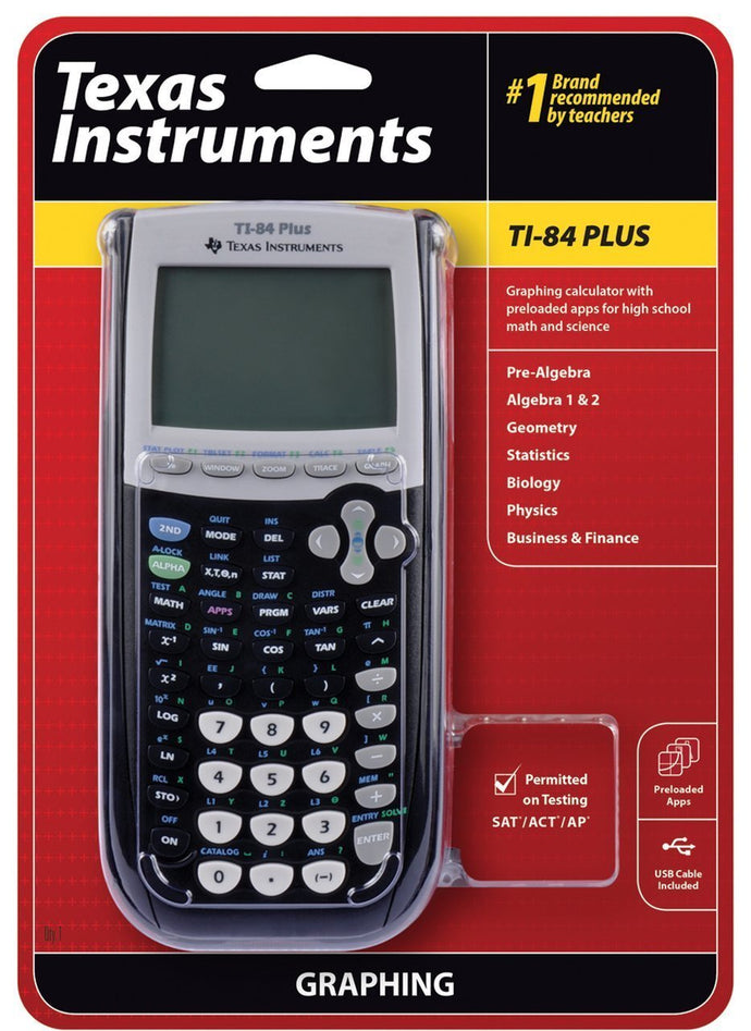 CALCULATOR TI-84 PLUS BLACK